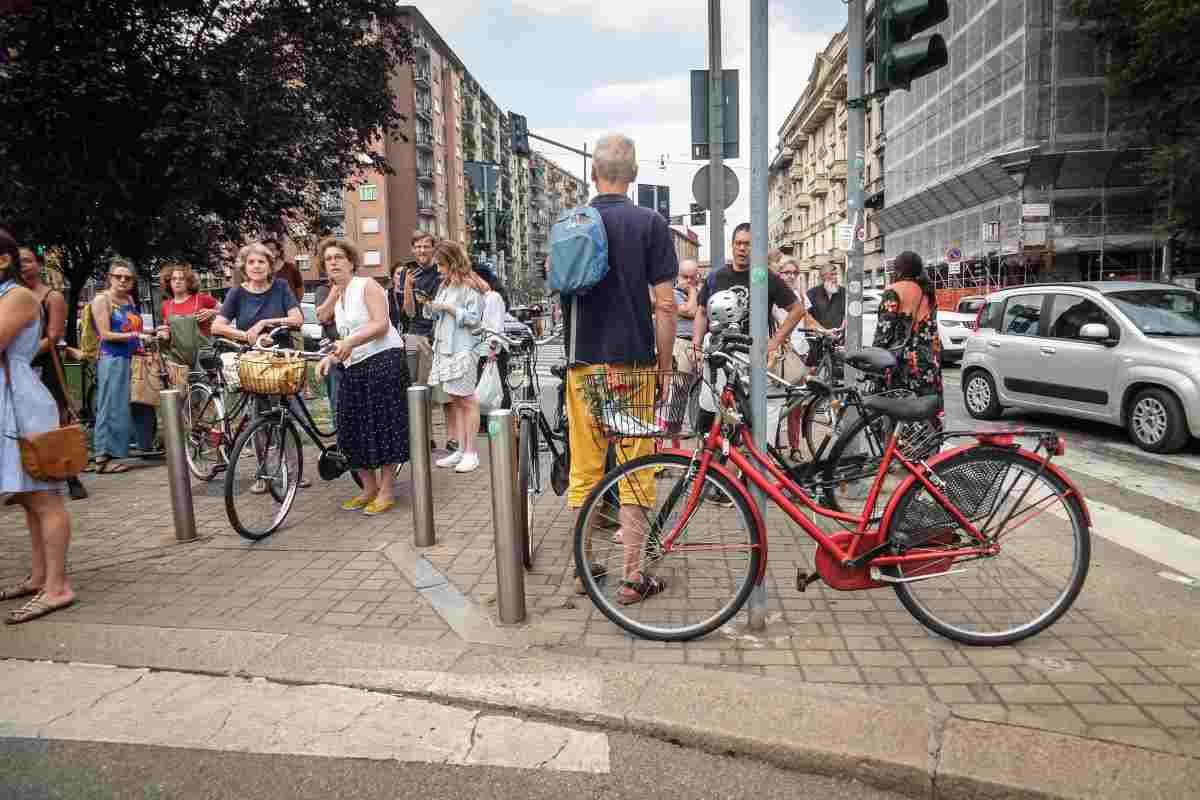 in bici a Milano
