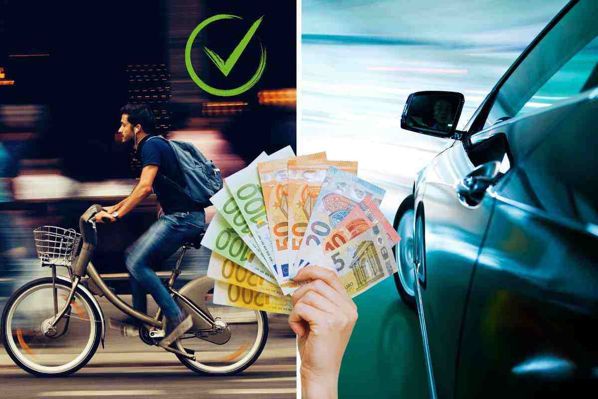 Arriva il bonus per chi usa la bici al posto dell'auto