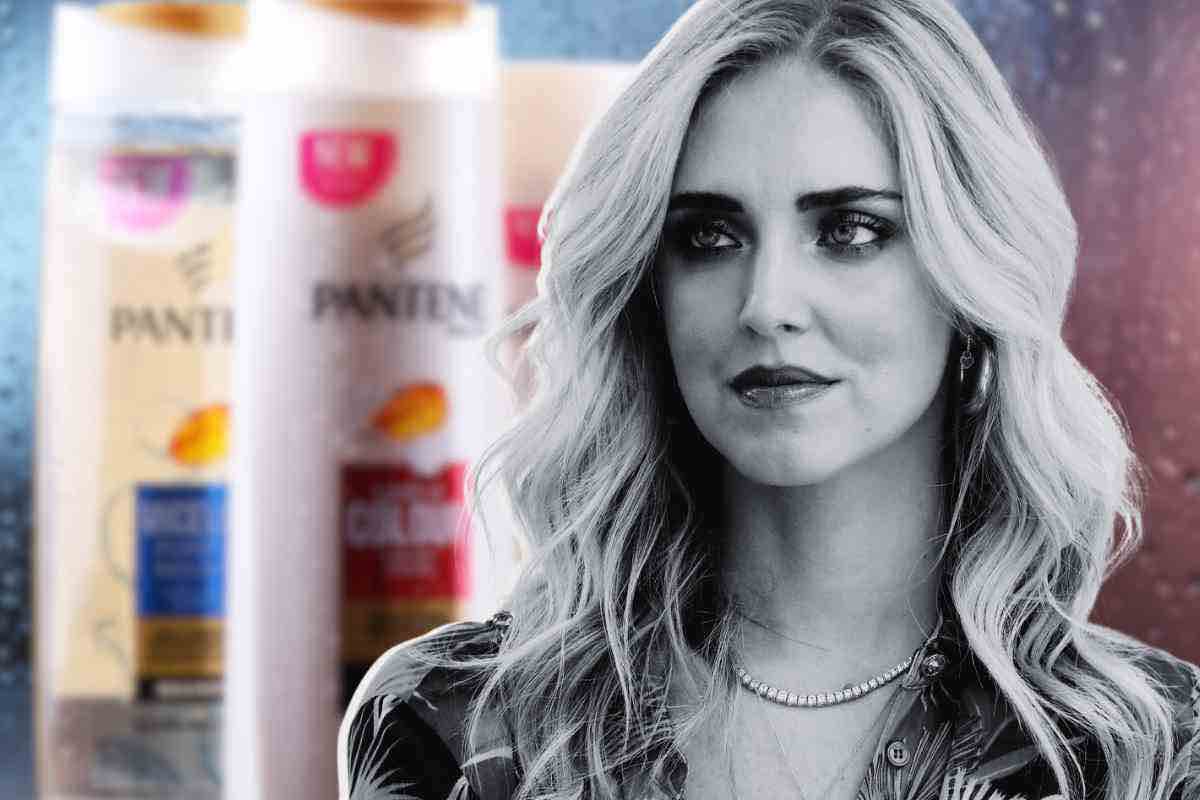 chiara ferragni viene sostituita da pantene