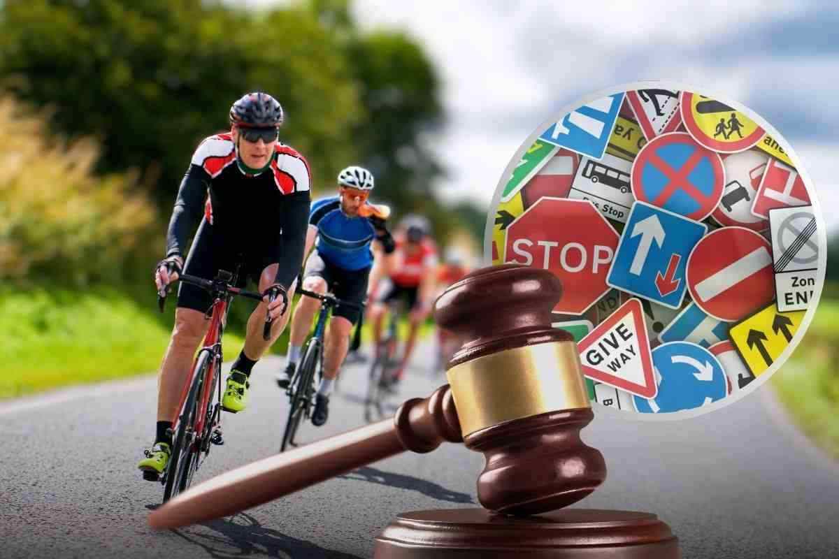 ciclisti regole codice della strada