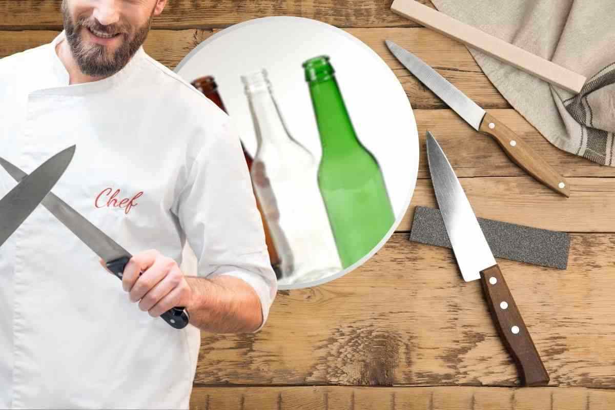 metodo facile affilare i coltelli