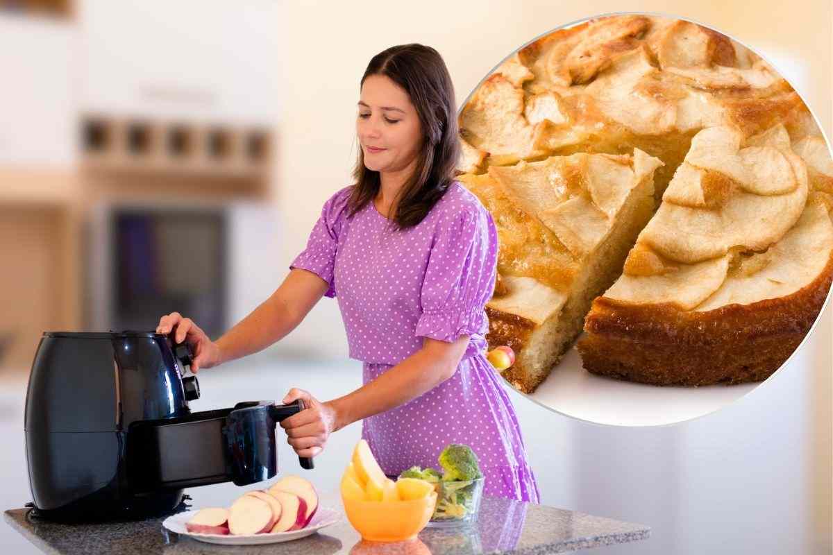 torta di mele friggitrice ad aria ricetta