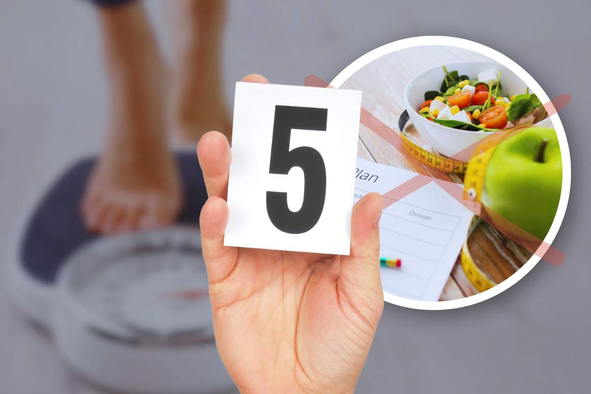 perdere peso senza dieta 5 abitudini