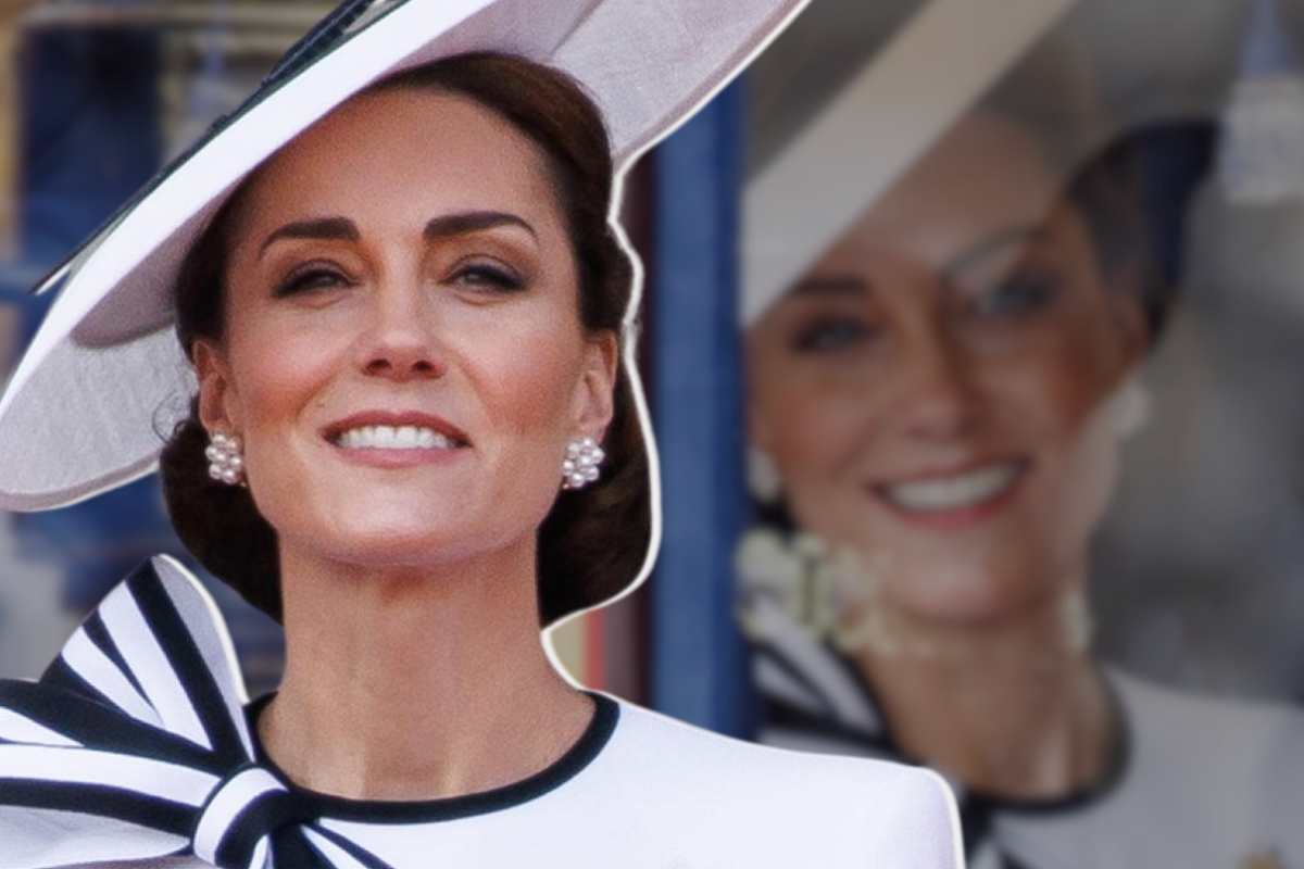 significato mano sulla pancia Kate Middleton