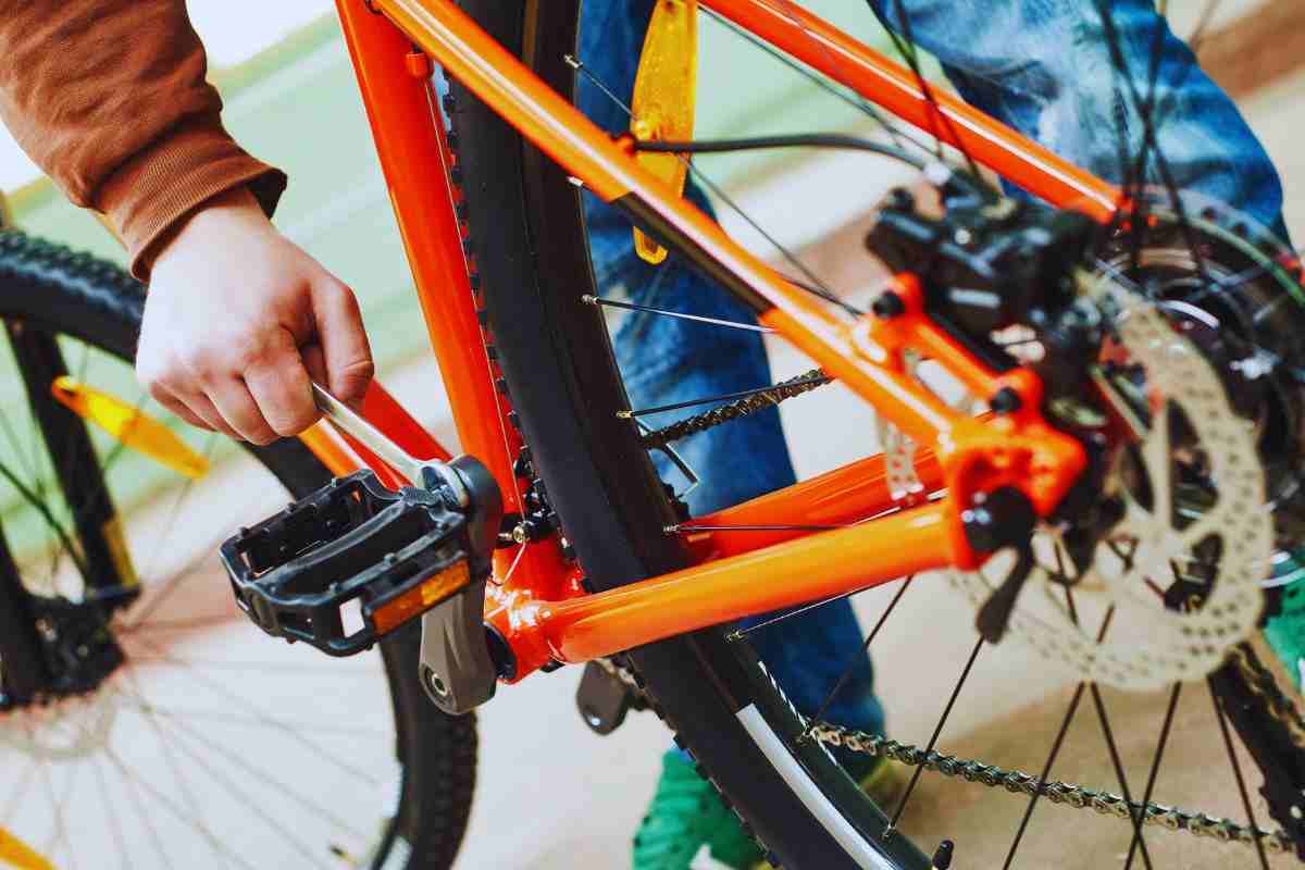 Bici rotta e cambio