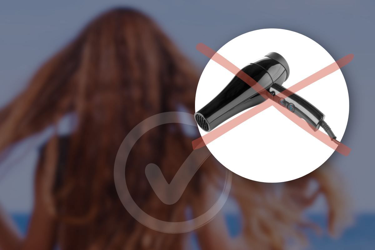 Come asciugare i capelli al sole senza usare il phon