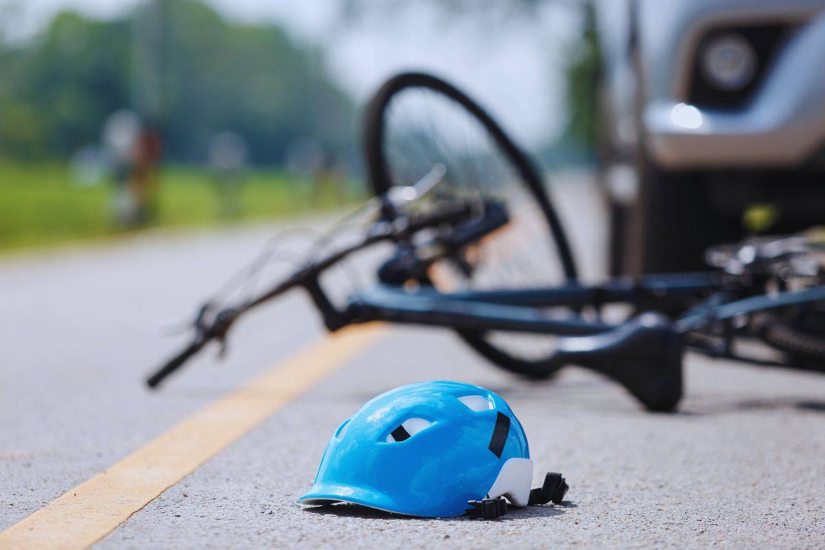 Caduta in bici