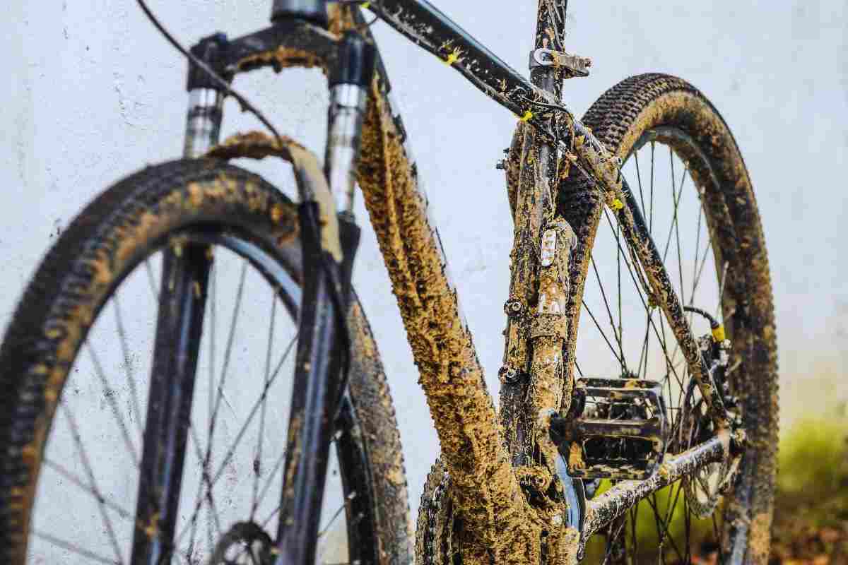 Bici polvere sabbia