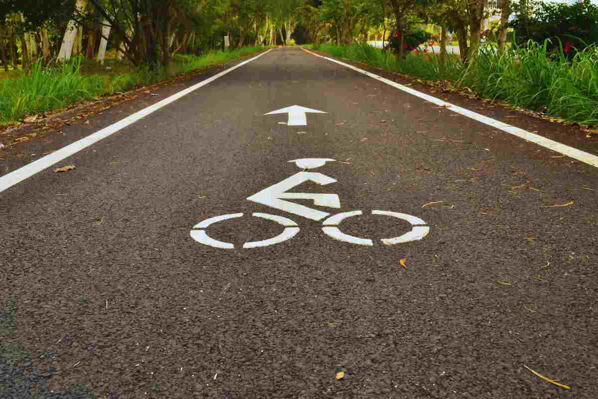 Venezia la pista ciclabile